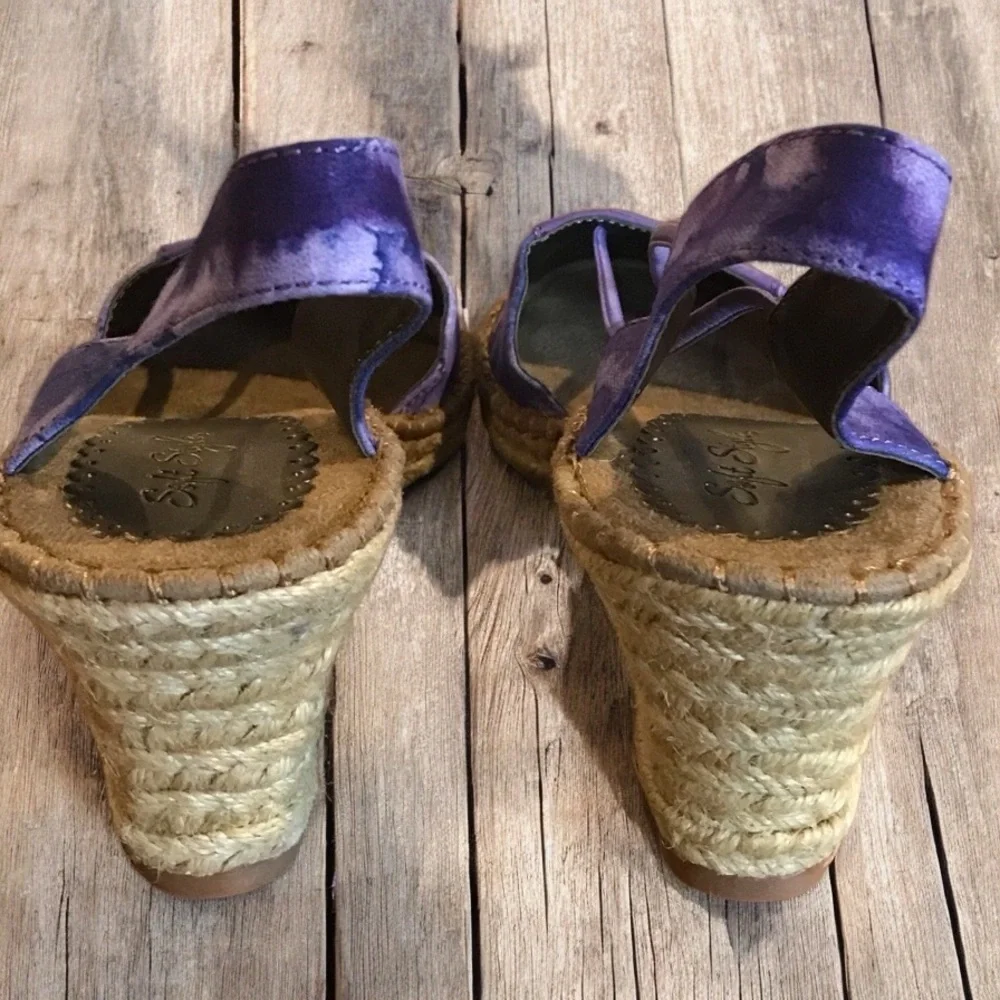 New without Tags‎ Soft Style HUSH PUPPIES Espadrille Wedges Sz 9.5M